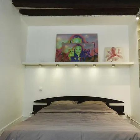 Cute Apartment#2 Beds# Rue Saint Denis פריז
